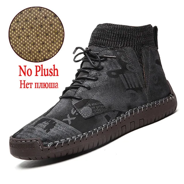 Thick Plush Warm Suede Ankle Boots