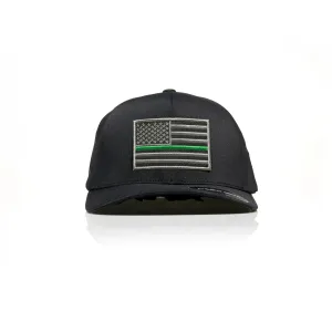 Thin Green Line Patch Flexfit Delta