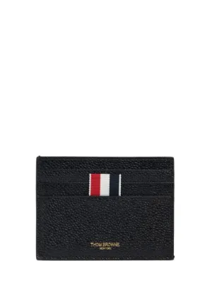 Thom Browne   Pebble leather credit card holder 