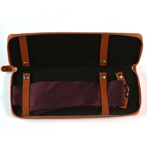 Tie & Cufflink Travel Case - Tan