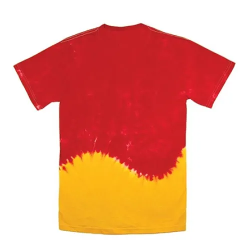Tie Dye Short Sleeve Tee - Red Sunflower Breaker