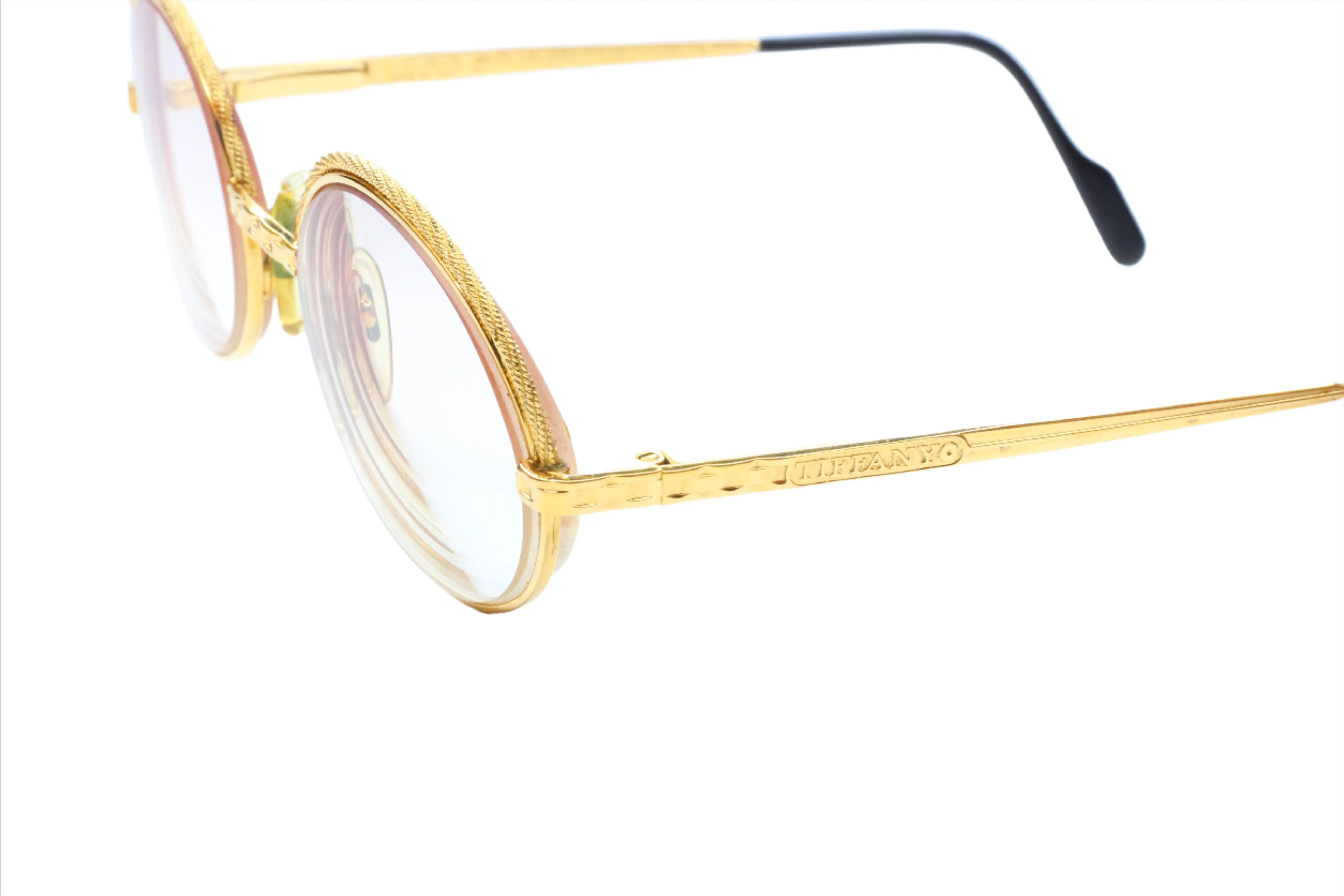Tiffany Lunettes T72 COL. 4 23K GOLD PLATED Italy Vintage 1987 Eyeglasses