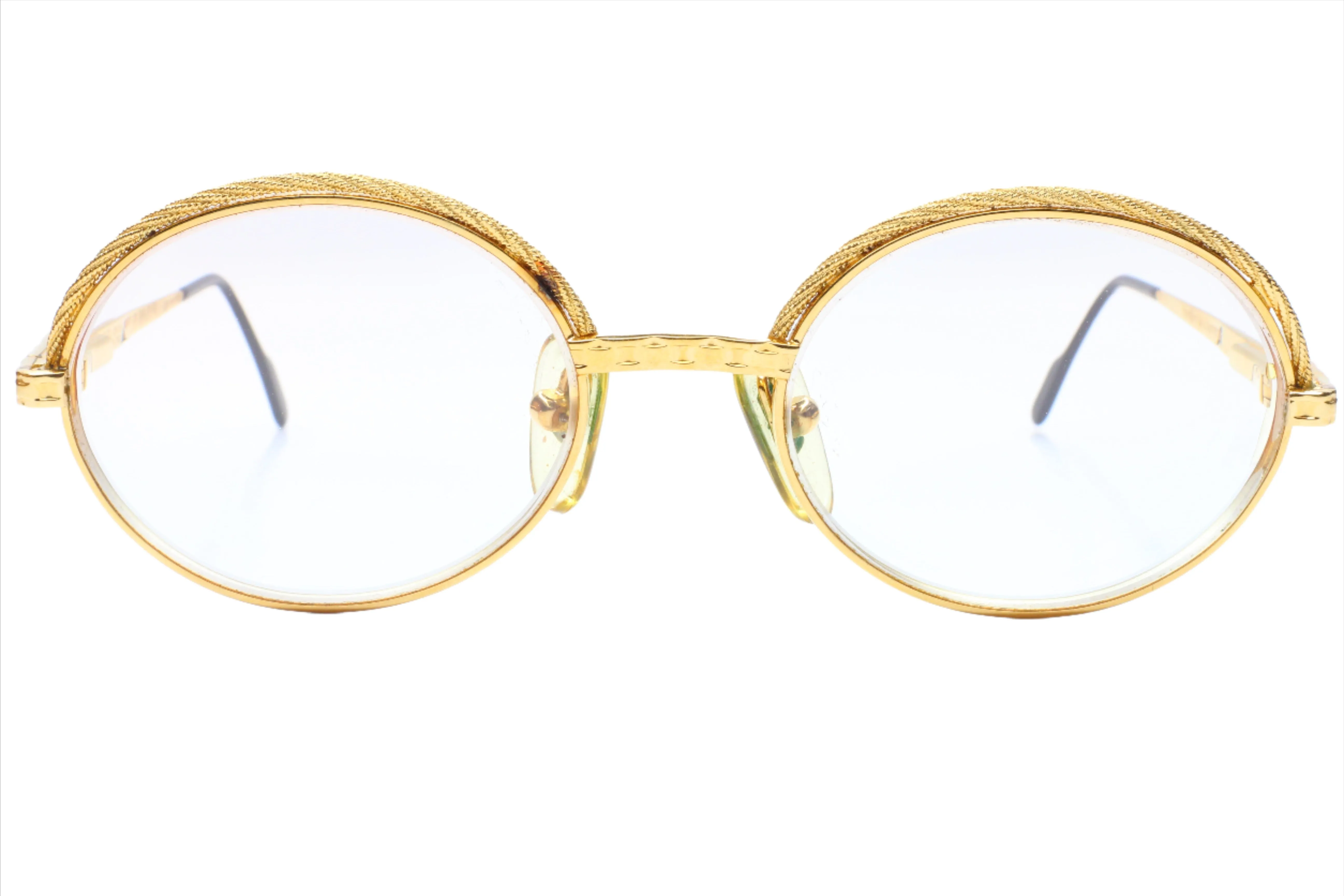 Tiffany Lunettes T72 COL. 4 23K GOLD PLATED Italy Vintage 1987 Eyeglasses