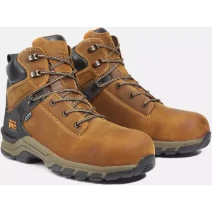 Timberland Pro Men's Hypercharge 6" Comp Toe WP Work Boot -Brown- TB1A1RVS214