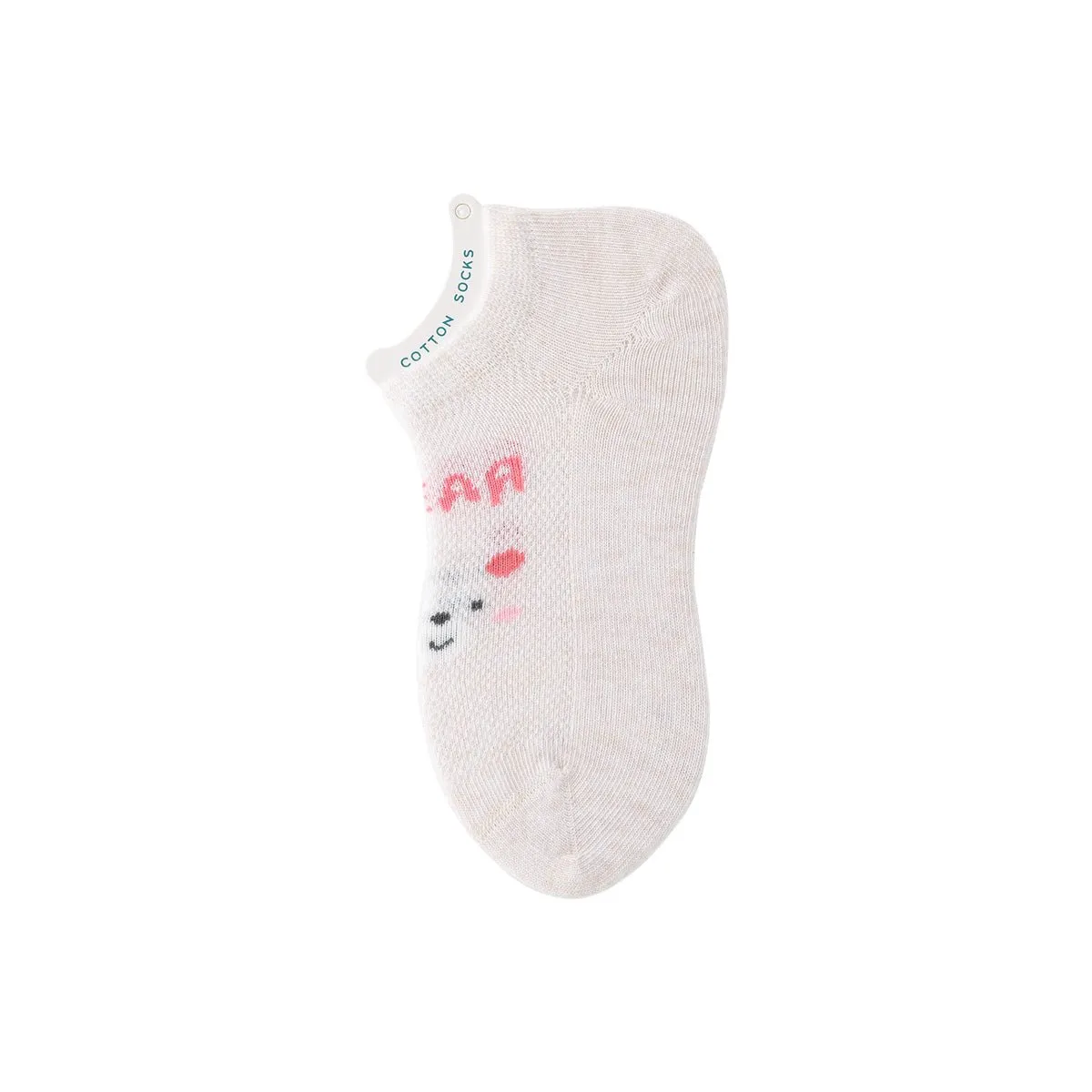 Tiny Bear Thin Mesh Breathable Girl 5pcs Ankle Socks Set
