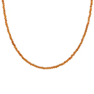 Tiny Round Citrine Strand
