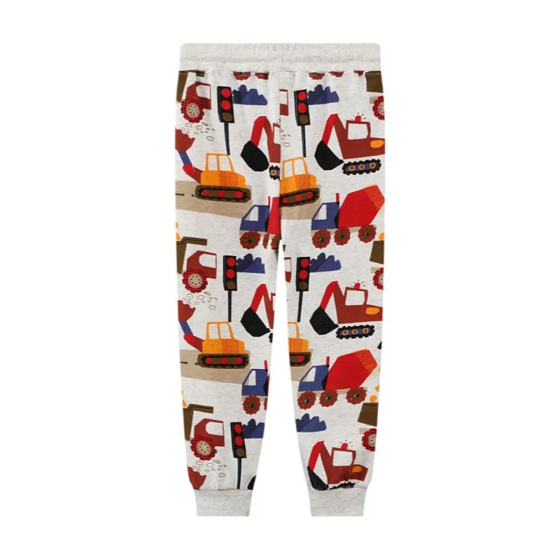 Toddler Boy's All-Over Truck Print Pants