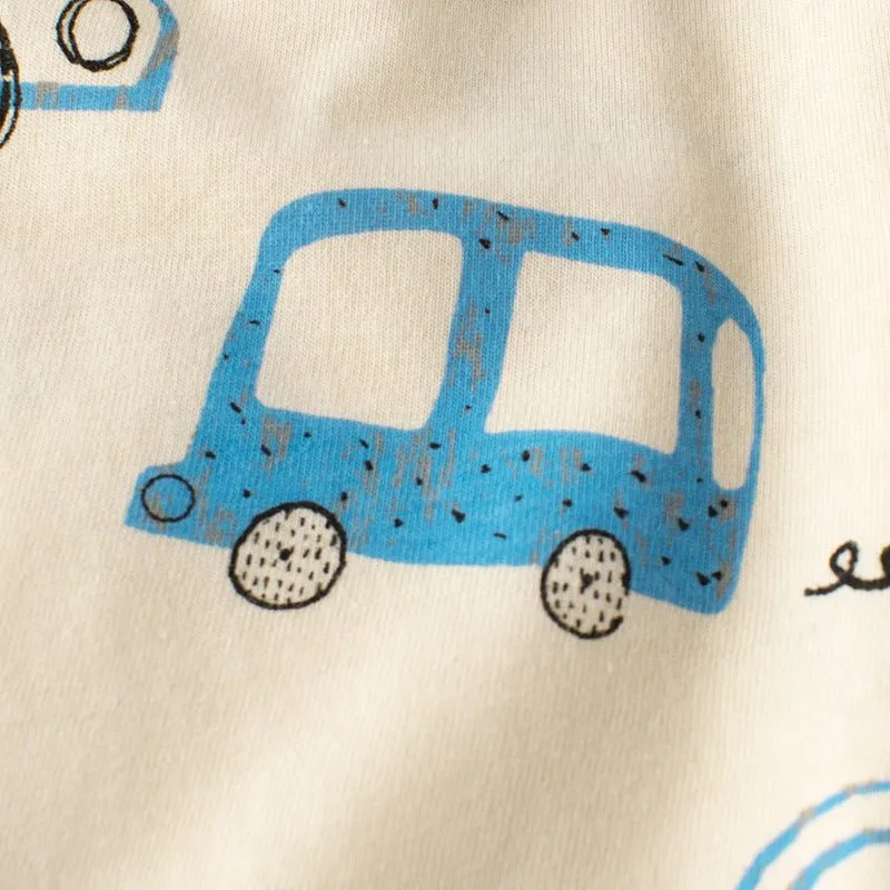 Toddler/Kid Boy Vehicle Prints Casual Shorts (3 Designs)