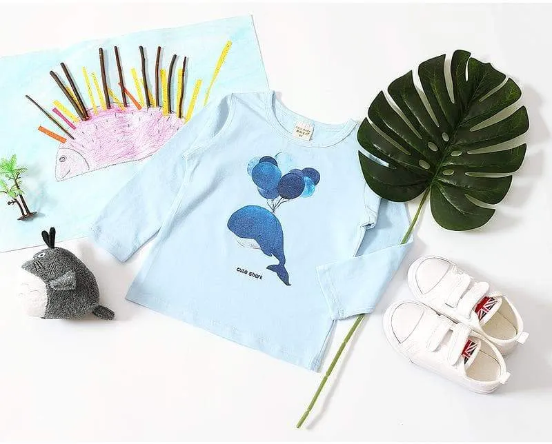 Toddler/Kid Girl's Animal Prints Long Sleeve Shirt (3 designs)
