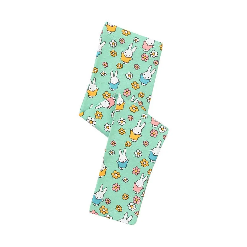 Toddler/Kid Girl's Cotton All-over Floral with Bunny Leggings