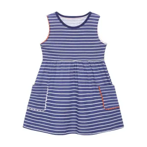 Toddler/Kid Girl's Sleeveless Stripe Cotton Dress