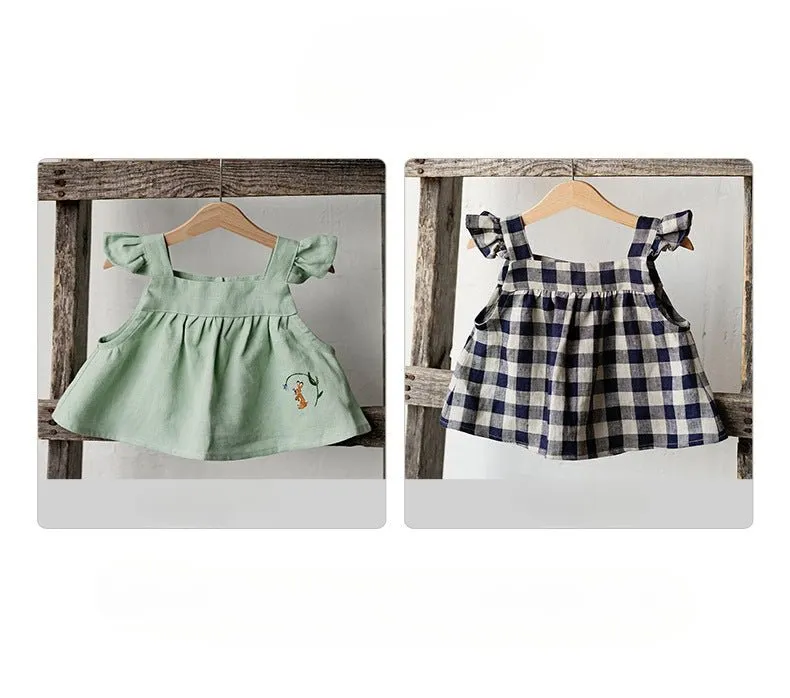 Toddler/Kid Girl's Summer Ruffle Top (2 Designs)