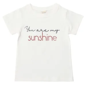 Toddler/Kid "You are my Sunshine" Letter Print T-shirt