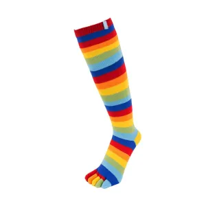 ToeToe Essential Knee High Fun Socks - Rainbow