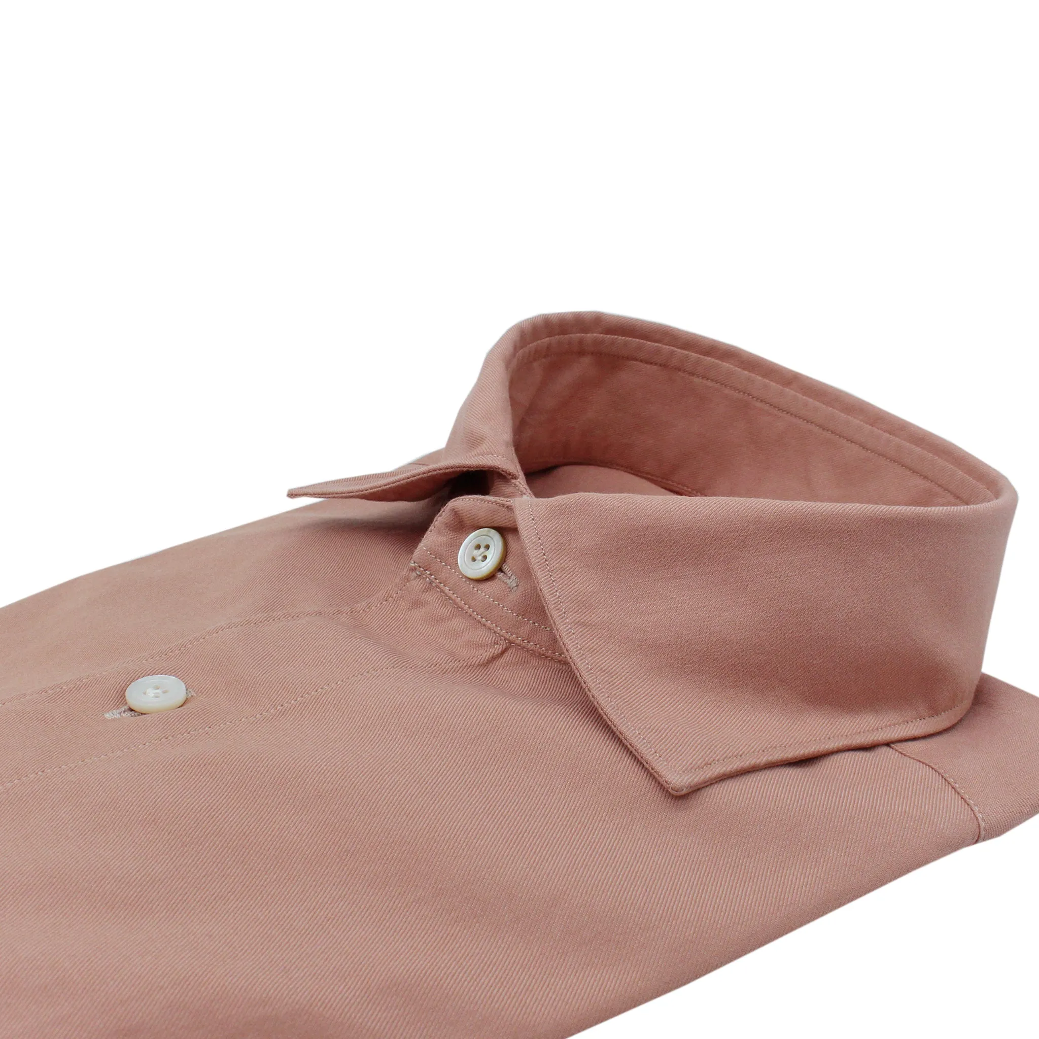 Tokyo slim fit sport shirt in linen half French collar