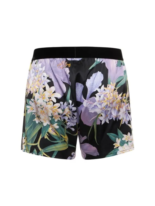Tom Ford   Bold Orchid silk blend boxer shorts 