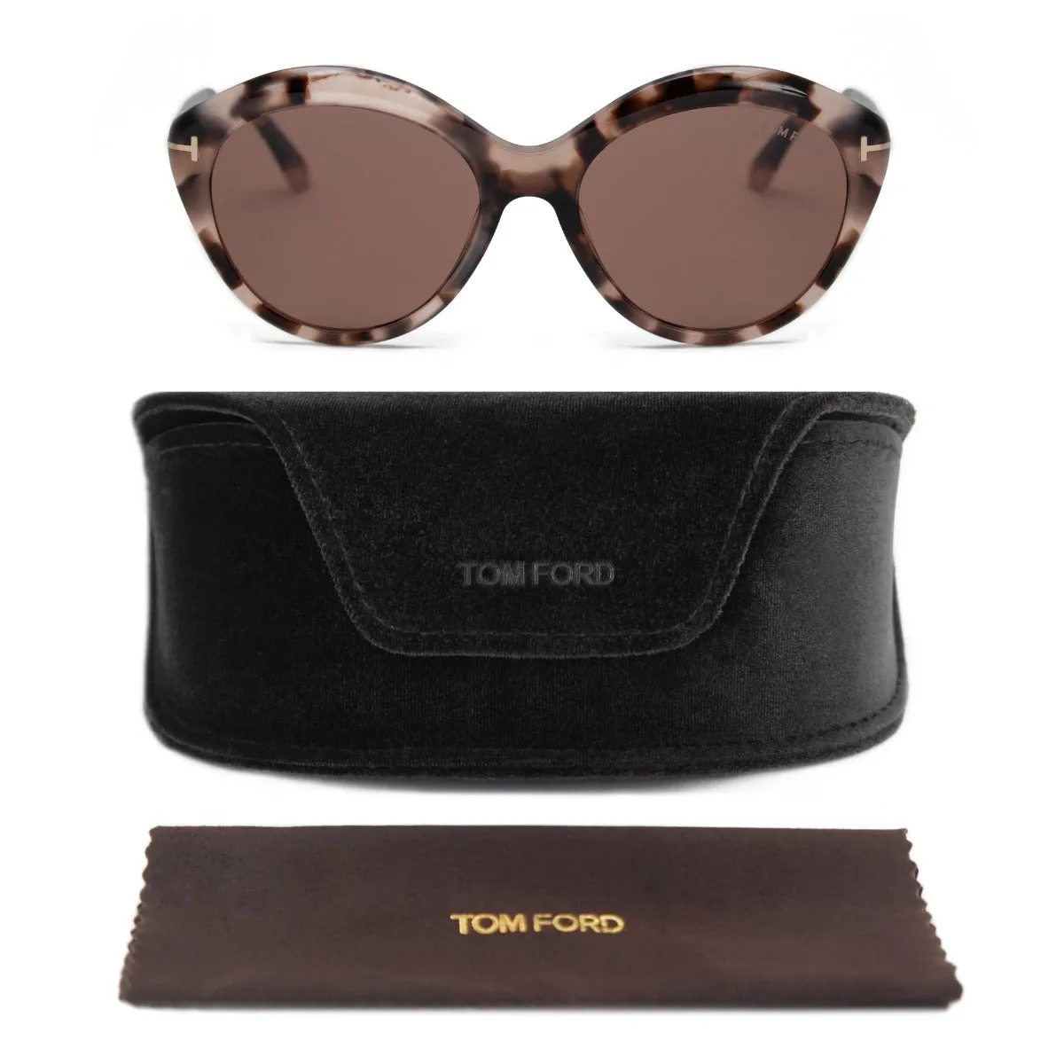 Tom Ford Round Sunglasses FT0763 55E 56