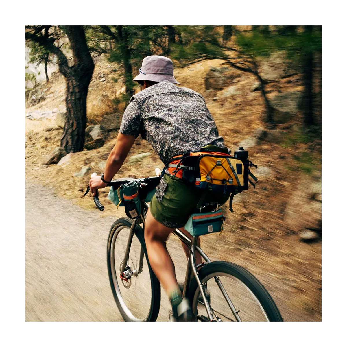 Topo Designs : Mountain Hydro Hip Pack : Mustard/Clay