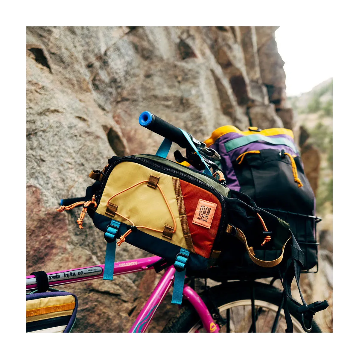 Topo Designs : Mountain Hydro Hip Pack : Mustard/Clay