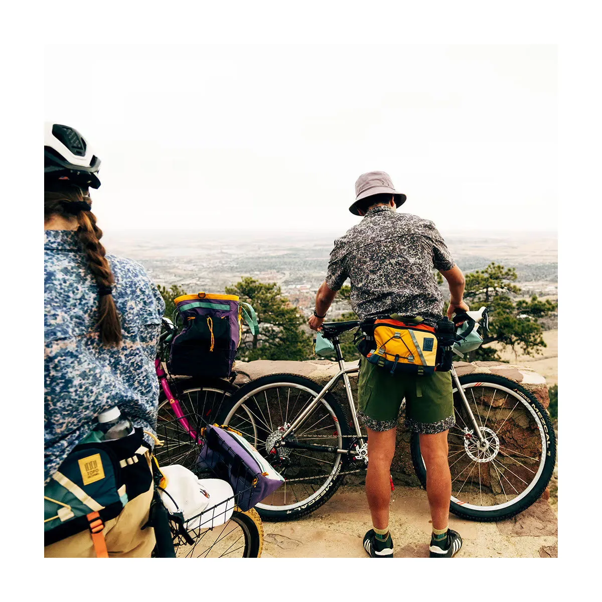 Topo Designs : Mountain Hydro Hip Pack : Mustard/Clay