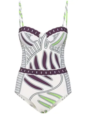 Tory Burch   Printed one piece swimsuit 