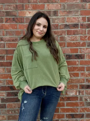 Totally Cozy Terry Knit Sweatshirt