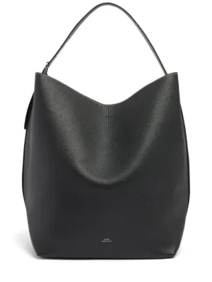 Toteme   Belted grain leather tote bag 