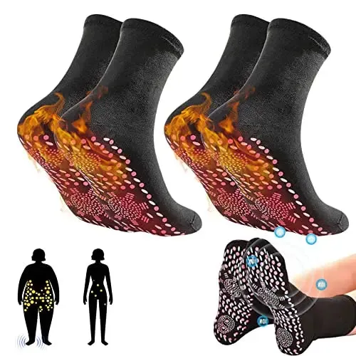 Tourmaline Slimming Health Socks  Self-Heating & Magnetic Foot Massage