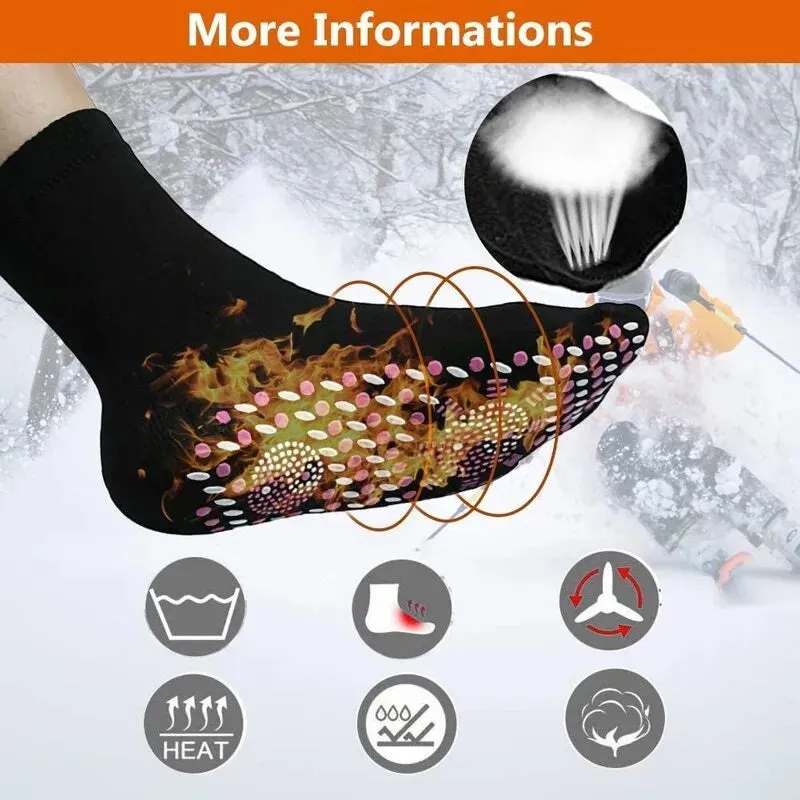 Tourmaline Slimming Health Socks  Self-Heating & Magnetic Foot Massage