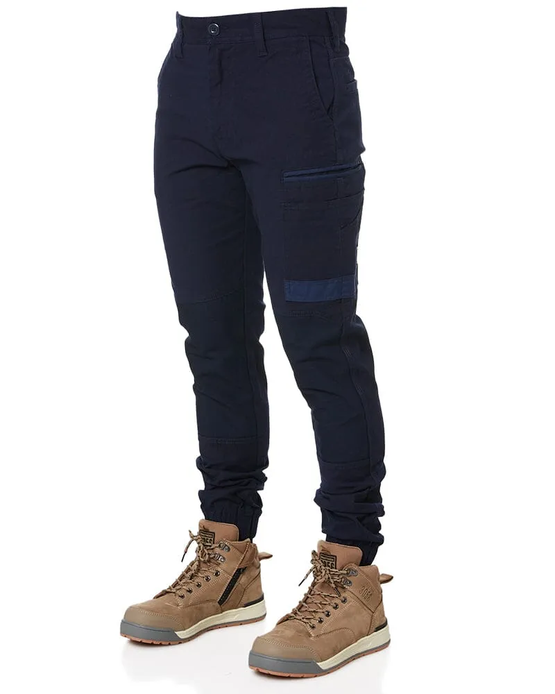 Tradies WP-4 Stretch Cuffed Work Pants 2 Value Pack - Navy/Navy