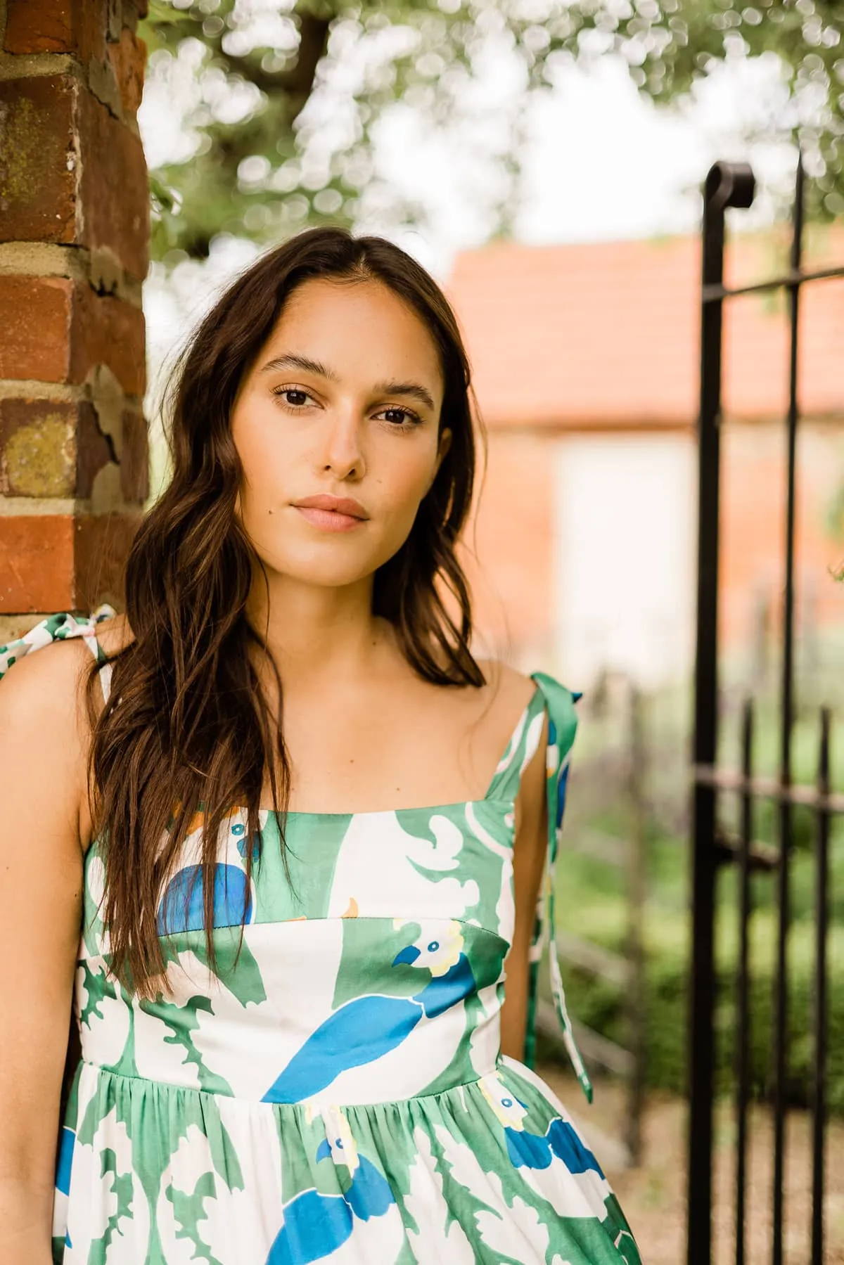 Traffic People Lily Dress - Parot Green