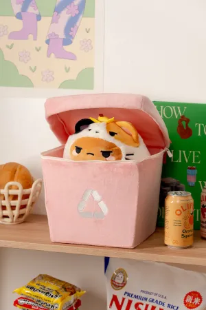 Trashcan Calico Cat Tayto Potato Mochi Plush