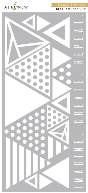 Trendy Triangles Decal Set