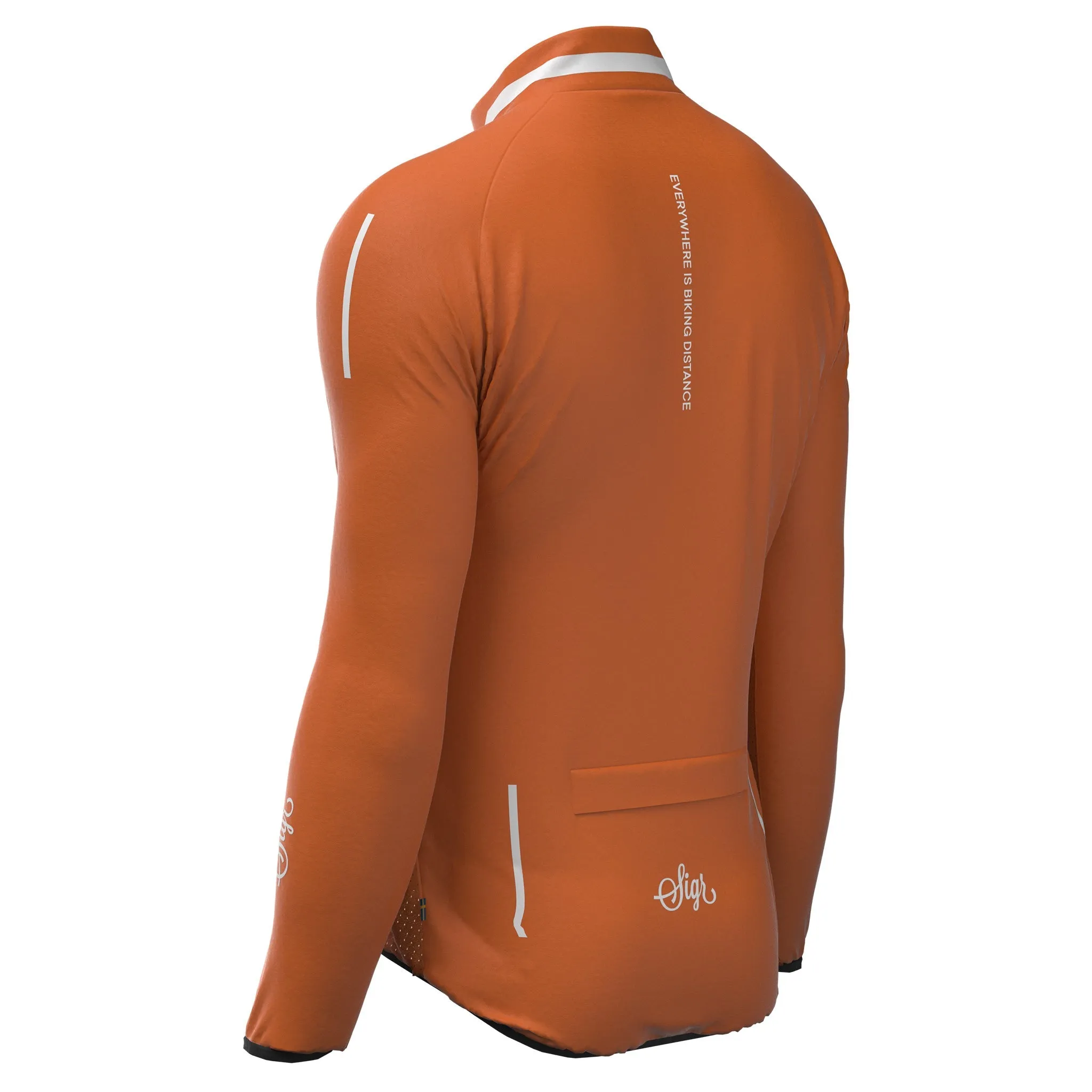 Treriksröset Orange - Cycling Pack Jacket for Men