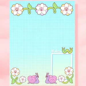 Trippy Daisies Notepad/ Day Planner