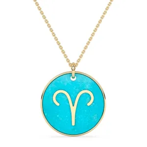 Turquoise Zodiac Necklace