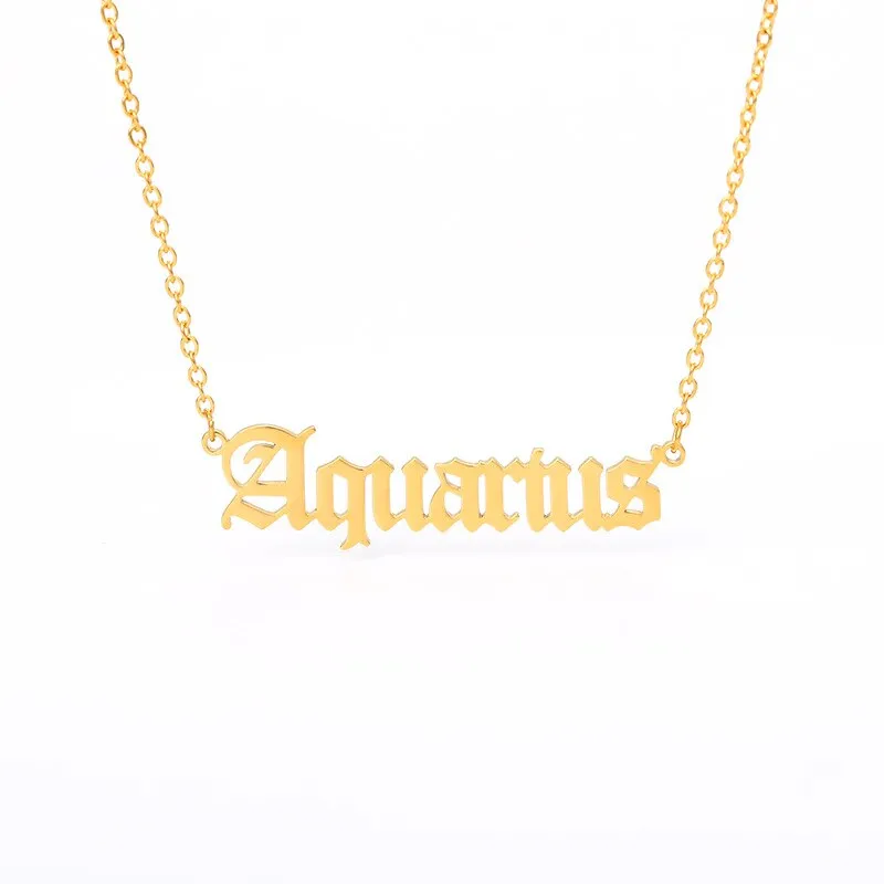 Twelve Constellation Statement Necklaces