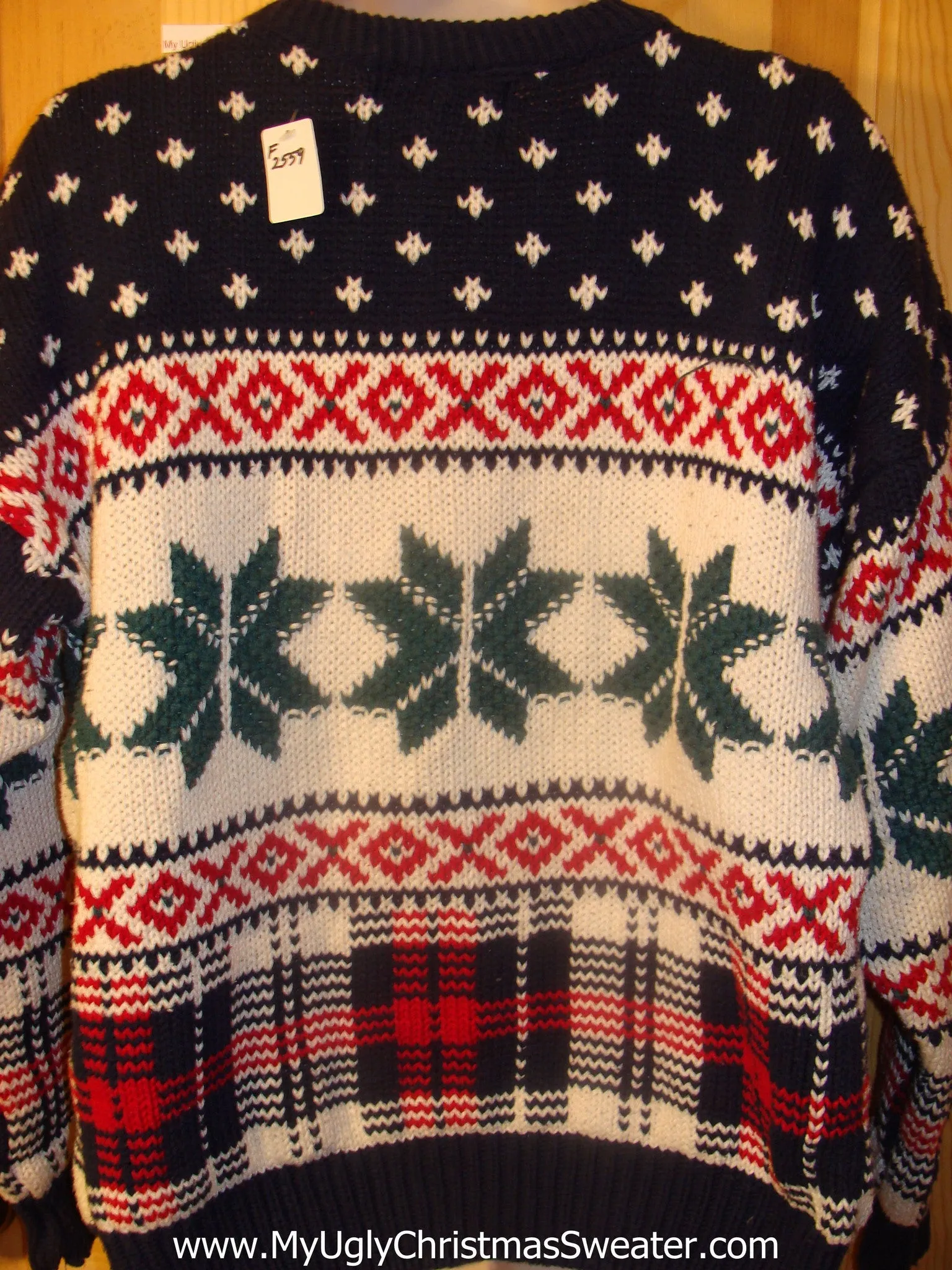 Ugly Christmas Sweater Classic 2sided Decorations