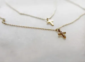 Ultimate Love 14K Cross Necklace