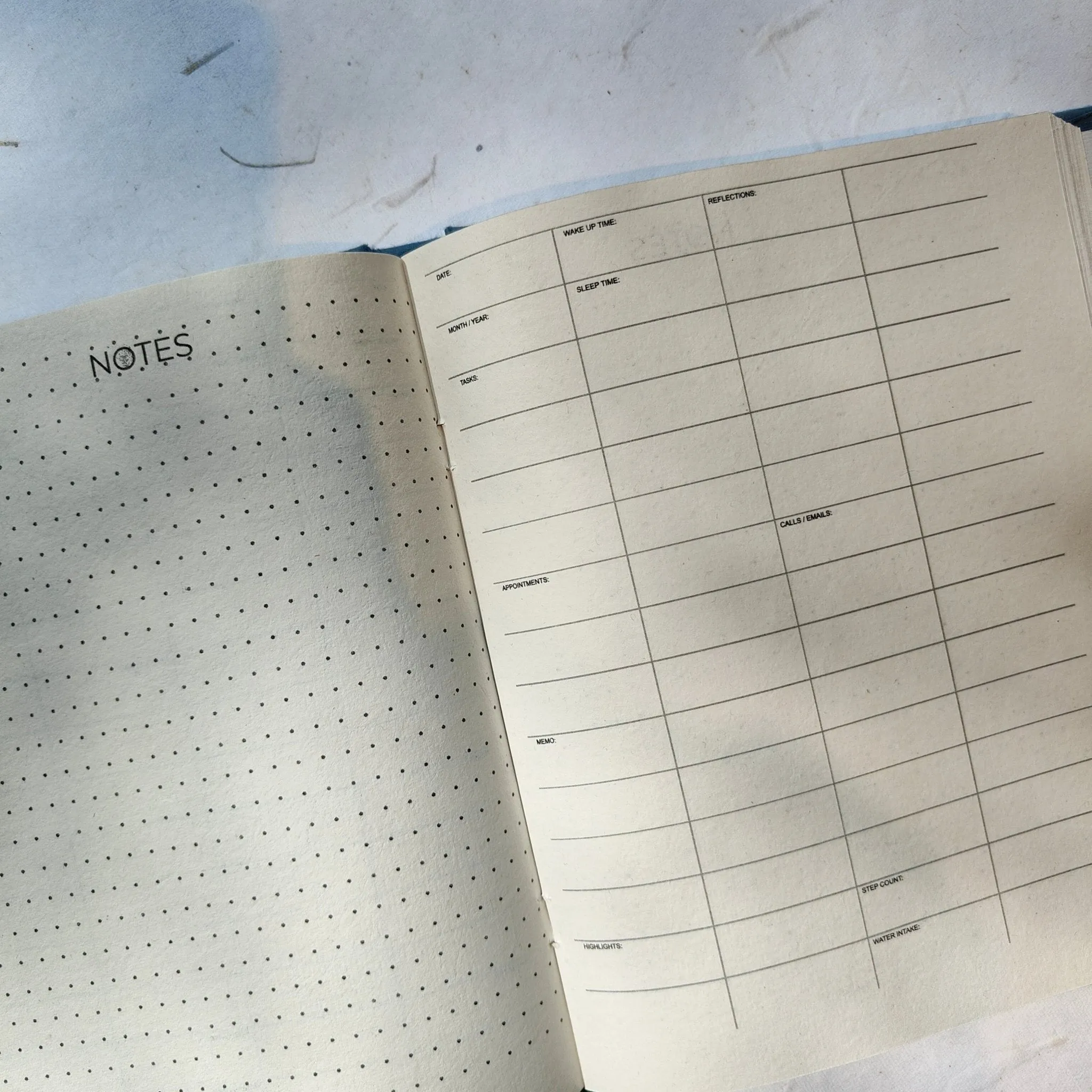 Undated Daily Planner- Pink