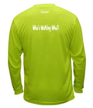 Unisex Reflective Long Sleeve - Who's Walking Who?