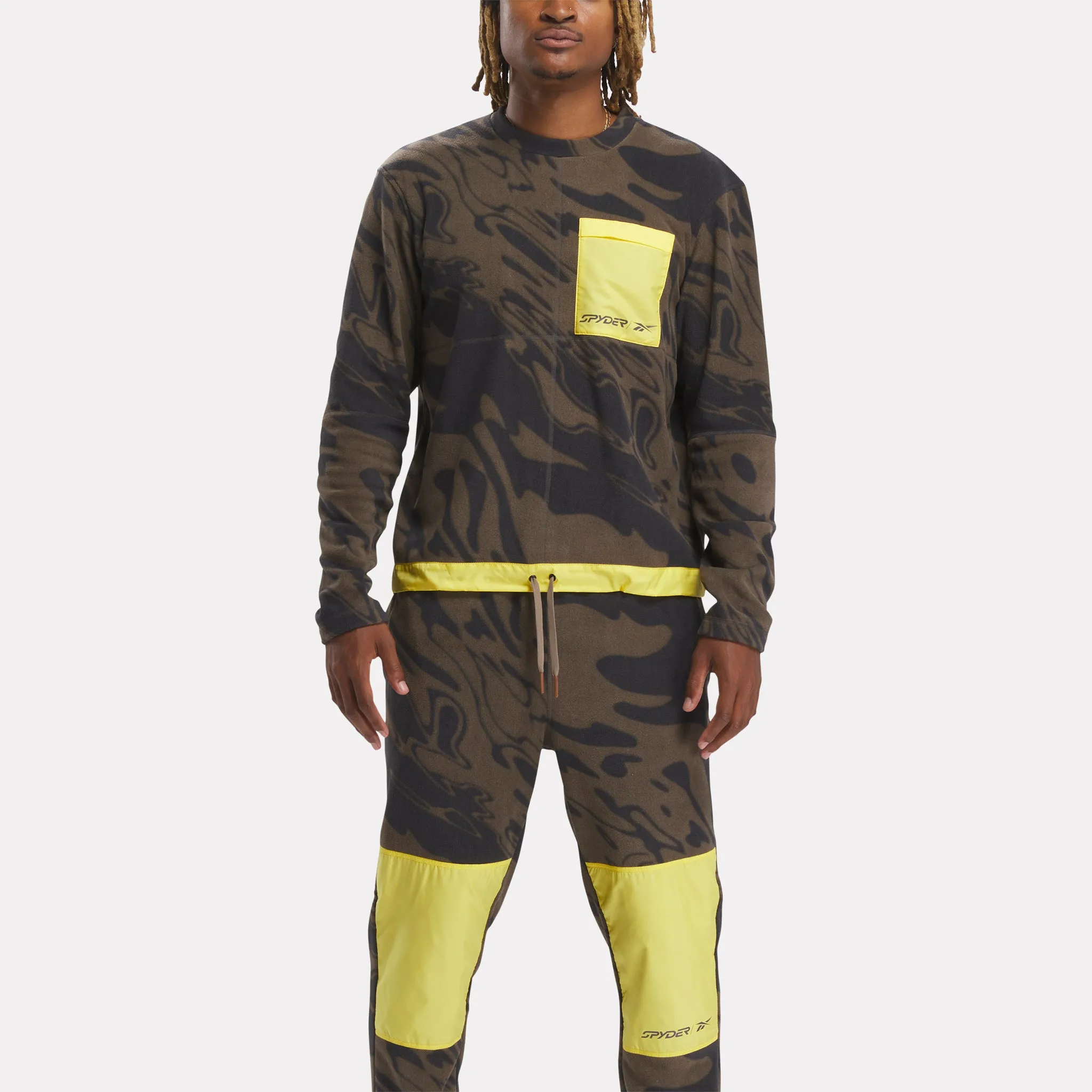Unisex Spyder X Reebok Lounge Crew - Brown