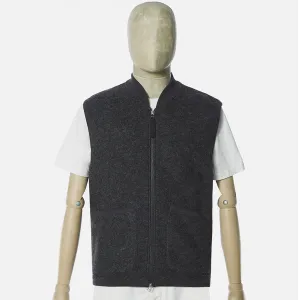 Universal Works Zip Waistcoat Charcoal