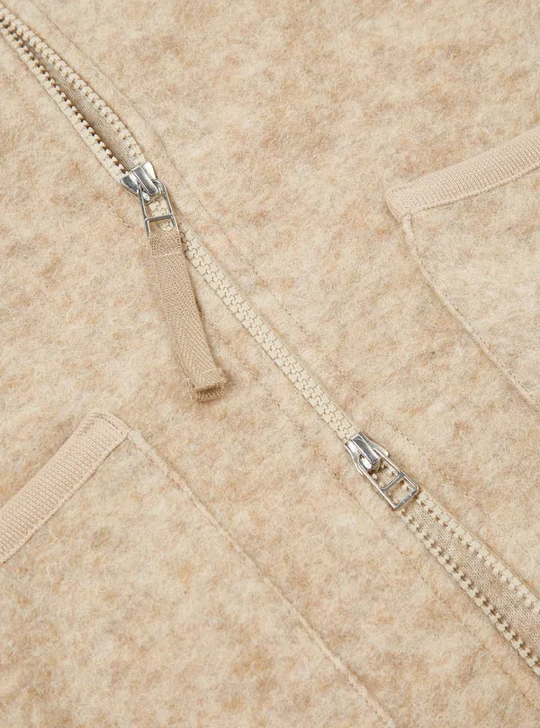 Universal Works Zip Waistcoat - Stone