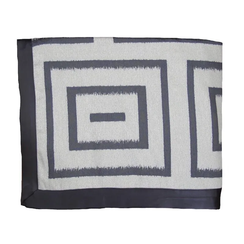 Unmazed Charcoal and Pumice Bedding by Ann Gish