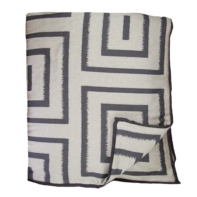 Unmazed Charcoal and Pumice Bedding by Ann Gish