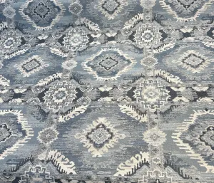 Upholstery Bosa Blue Cadet Southwest Swavelle Chenille Fabric By The Yard