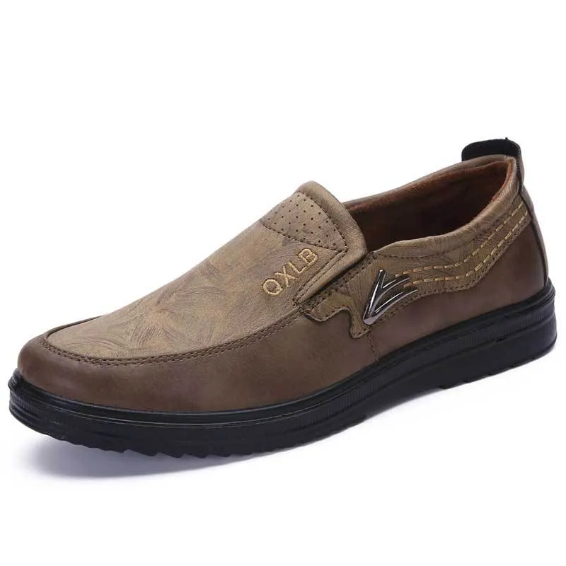 Upscale Men Casual Shoes Fashion Leather Shoes