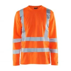 UV&#x20;T-Shirt&#x20;High&#x20;Vis&#x20;Long&#x20;Sleeve&#x20;3381&#x20;High&#x20;Vis&#x20;Oranje&#x20;-&#x20;Bl&#xE5;kl&#xE4;der