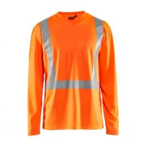 UV&#x20;T-Shirt&#x20;High&#x20;Vis&#x20;Long&#x20;Sleeve&#x20;3383&#x20;High&#x20;Vis&#x20;Oranje&#x20;-&#x20;Bl&#xE5;kl&#xE4;der